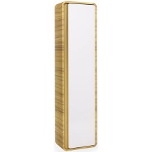 Пенал подвесной белый/дуб Jorno Ronda Ron.04.150/P/D-W