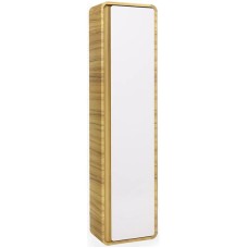 Пенал подвесной белый/дуб Jorno Ronda Ron.04.150/P/D-W