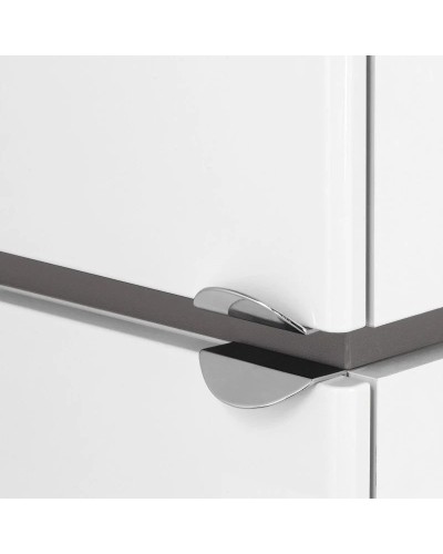 Пенал подвесной белый глянец/серый кашемир L Акватон Скай 1A238603SY01L