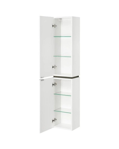 Пенал подвесной белый глянец/серый кашемир R Акватон Скай 1A238603SY01R