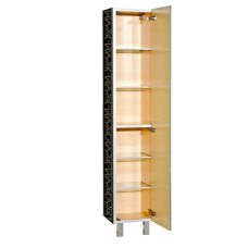 Джулия - 35 Пенал правый КРАКОЛЕТ черный