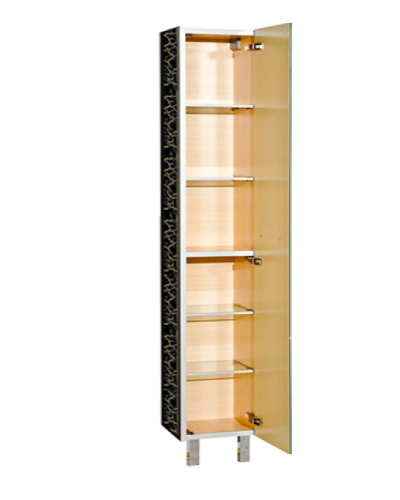 Джулия - 35 Пенал правый КРАКОЛЕТ черный