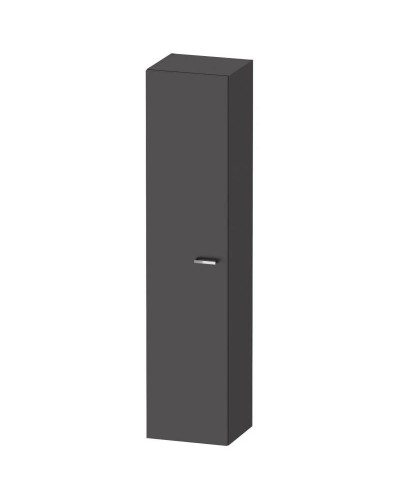 Пенал подвесной графит матовый L Duravit XBase XB1144L4949