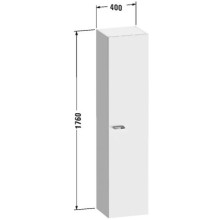 Пенал подвесной белый матовый R Duravit XBase XB1144R1818