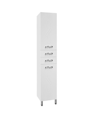 Шкаф пенал Style Line Венеция 36 Белый глянец