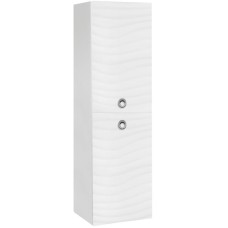 Шкаф пенал Style Line Вероника 36 Люкс подвесной Белый глянец