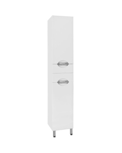 Шкаф пенал Style Line Жасмин 36 Белый глянец