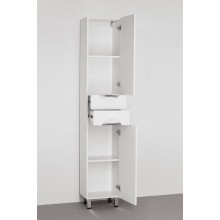 Шкаф пенал Style Line Жасмин 36 Белый глянец