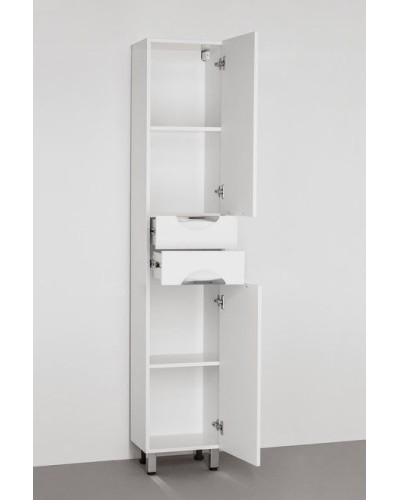 Шкаф пенал Style Line Жасмин 36 Белый глянец