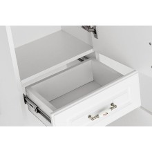 Шкаф пенал Style Line Олеандр 2 Люкс 36 ЛС-00000210 Белый