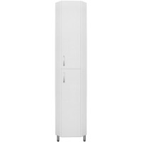 Шкаф пенал Style Line Веер 30 угловой Белый глянец