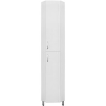 Шкаф пенал Style Line Веер 30 угловой Белый глянец