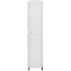 Шкаф пенал Style Line Веер 30 угловой Белый глянец