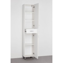 Шкаф пенал Style Line Эко Фьюжн 36 Белый глянец