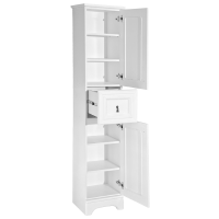 Лувр -Пенал, белый правый 1 ящ.