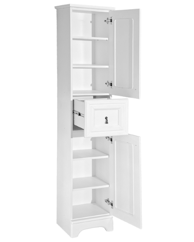 Лувр -Пенал, белый правый 1 ящ.