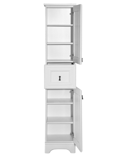 Лувр -Пенал, белый правый 1 ящ.