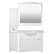 Лувр -Пенал, белый правый 1 ящ.