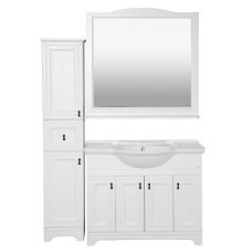 Лувр -Пенал, белый правый 1 ящ.