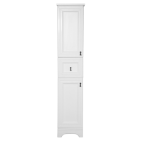 Лувр -Пенал, белый левый 1 ящ.