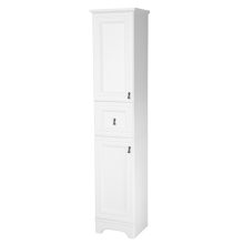 Лувр -Пенал, белый левый 1 ящ.