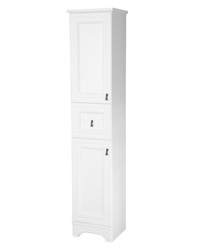 Лувр -Пенал, белый левый 1 ящ.