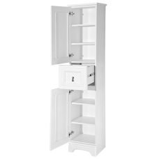 Лувр -Пенал, белый левый 1 ящ.