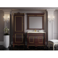 Мануэлла GOLD -  60 Пенал лев. бордовый ГЛЯНЕЦ/сусальное золото