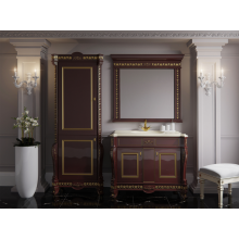 Мануэлла GOLD -  60 Пенал лев. бордовый ГЛЯНЕЦ/сусальное золото