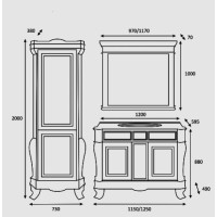 Мануэлла GOLD -  60 Пенал лев. бордовый ГЛЯНЕЦ/сусальное золото