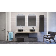 Пенал подвесной черный глянец Velvex Felay ppFEL.120-213.44