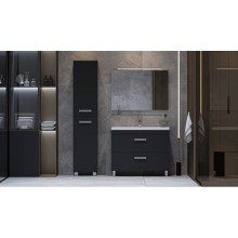 Пенал напольный графит L/R Velvex Orlando pnORL.190-232