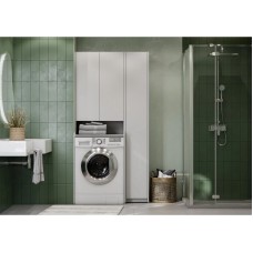 Пенал напольный белый глянец Акватон Лондри 1A260503LH010