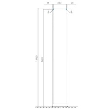 Пенал напольный белый глянец Акватон Лондри 1A260603LH010