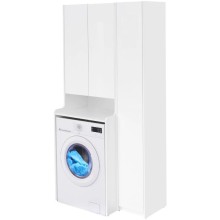 Пенал напольный белый глянец Акватон Лондри 1A260603LH010