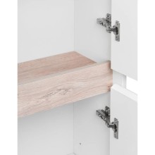 Пенал подвесной белый глянец/дуб эндгрейн R Акватон Нортон 1A249403NT01R