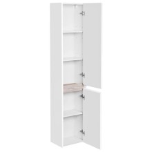 Пенал подвесной белый глянец/дуб эндгрейн R Акватон Нортон 1A249403NT01R