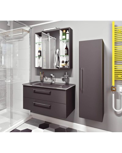 Пенал подвесной графит матовый R Caprigo Accord 2253R-TP810