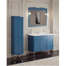 Пенал напольный синий матовый L Caprigo Borgo 33450L-B136