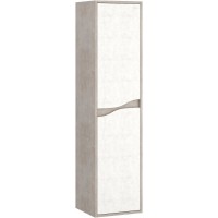 Пенал подвесной светлый камень/бетон крем L/R Onika Брендон 403565