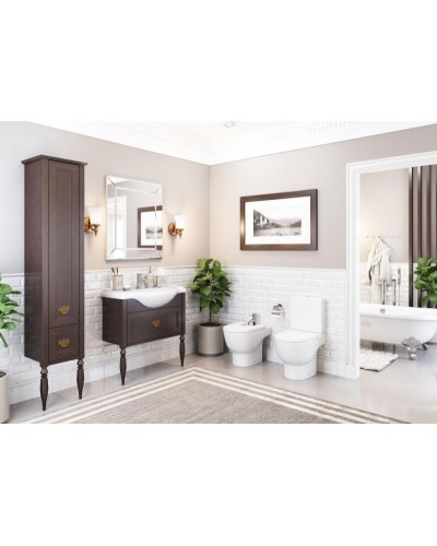 Шкаф пенал Roca America Evolution L 40 ZRU9302946 L Дуб темный шоколад