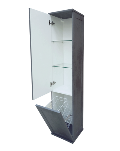 Марта - 35 пенал темный бетон лев. с Б/К