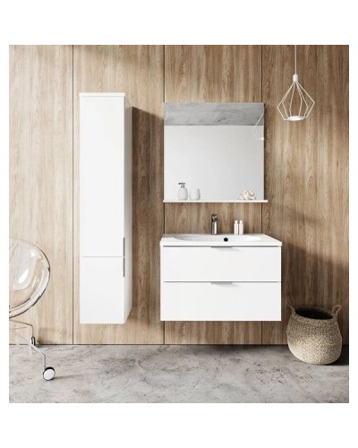 Пенал подвесной белый глянец Ravak SB Rosa II 350 X000001496