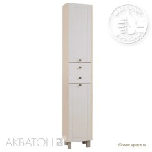 Шкаф-колонна Альпина дуб молочный Акватон 1A135003AL530