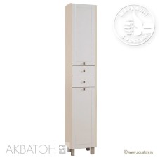 Шкаф-колонна Альпина дуб молочный Акватон 1A135003AL530