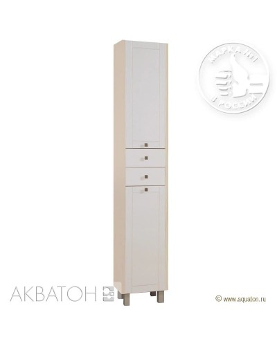 Шкаф-колонна Альпина дуб молочный Акватон 1A135003AL530