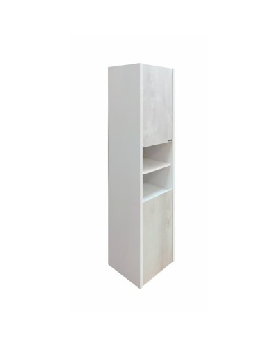 Шкаф пенал Comforty Женева 35 00004137139 подвесной Дуб белый