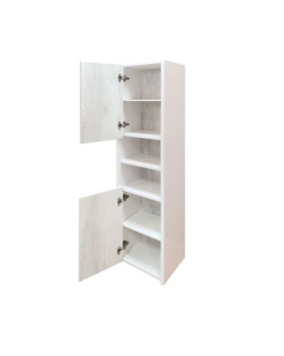 Шкаф пенал Comforty Женева 35 00004137139 подвесной Дуб белый