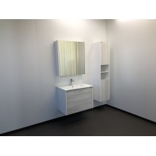 Шкаф пенал Comforty Женева 35 00004137139 подвесной Дуб белый