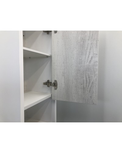 Шкаф пенал Comforty Женева 35 00004137139 подвесной Дуб белый